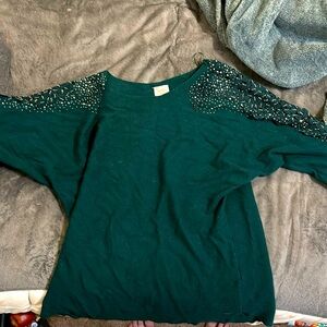 Sirenlily green sweater size:XL
